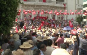 تونس: مظاهرة لجبهة الخلاص تأكيداً على الاستمرار بالمطالبة بعودة الديمقراطية  