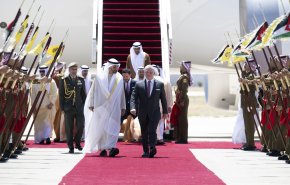 رئیس امارات با شاه اردن دیدار کرد