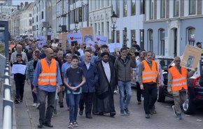 شاهد..احتجاجات منددة بالإساءة للقرآن الكريم في هولندا