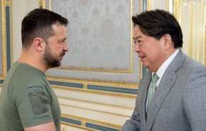 وعده کمک وزیر خارجه ژاپن به رئیس جمهور اوکراین

