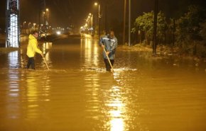 شاهد.. غرق منازل بقطاع غزة مع وصول العاصفة 