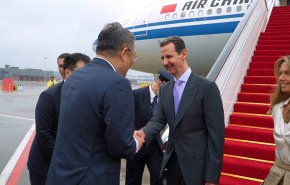 شاهد.. هكذا تم استقبال الرئيس السوري وعقيلته في الصين