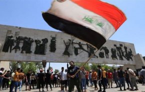 تجمع شماری از عراقی‌ها در میدان التحریر بغداد + فیلم