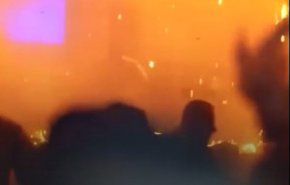 ویدیویی از جزییات ابعاد فاجعه آتش سوزی عروسی الحمدانیه عراق 
