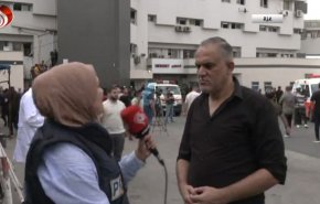 لحظه اصابت موشک اسرائیلی نزدیک خبرنگار العالم در غزه در حین پخش زنده+فیلم