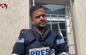 لحظه باخبر شدن خبرنگار العالم از شهادت برادرش حین تهیه گزارش+ویدیو