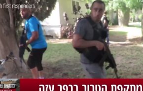 لحظه تصرف مقر نظامی رژیم صهیونیستی در منطقه کفار غزه توسط نیروهای مقاومت فلسطین+ ویدیو