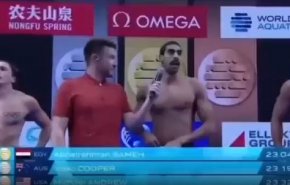 واکنش عجیب فدراسیون جهانی شنا به اظهارات قهرمان شنا در حمایت از  فلسطین