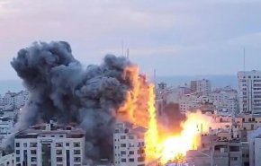شهادت یک زن باردار بر اثر بمباران منازل فلسطینیان در غزه