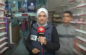 گزارش العالم از فروشگاه های تقریبا خالی غزه با زیرنویس فارسی 