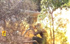 حزب الله يهاجم ثكنة راميم على حدود فلسطين المحتلة بالصواريخ