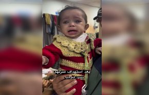شاهد.. رعب طفلة فلسطينية من قصف 'إسرائيل' على غزة