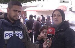 روایت خبرنگار العالم در غزه از شهادت مادر همسرش در بمباران صیهونیست ها+فیلم