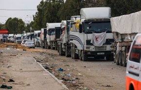 ورود ۱۰۰ کامیون کمک بشردوستانه به نوار غزه و شمال این منطقه