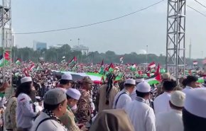 بالفيديو..مسيرات حاشدة في جاكرتا تضامنا مع الشعب الفلسطيني