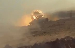 قسام 2 تانک مرکاوا را در غزه هدف قرار داد