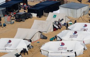 (فيديو)..كيف يعيش النازحون في غزة بعد سقوط أمطار غزيرة