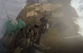 صحنه هایی از نبرد دیروز گردان های قسام با نظامیان صهیونیست+ ویدیو