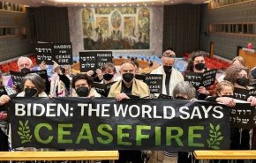 تجمع خاخام‌ها در سازمان ملل برای آتش‌بس در غزه+ فیلم