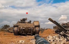 شاهد..اهداء عملية تفجير دبابة اسرائيلية لروح قيادي في حماس!