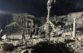تصاویری از محل اصابت موشک‌های سپاه به مقر موساد در اربیل