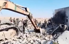 شاهد..آثار العدوان الامريكي على محافظة الانبار