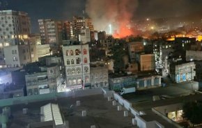 حملات هوایی آمریکا و انگلیس به صنعاء پایتخت یمن

