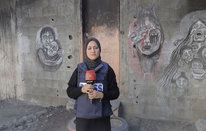 فيديو خاص: شاهد معرض رسوم مدهش بين اطلال غزة