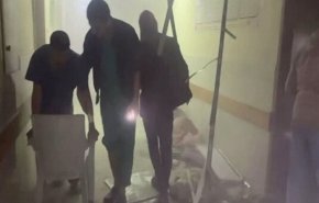 وضعیت فاجعه بار بیمارستان ناصر به دنبال یورش نظامیان صهیونیست + ویدیو