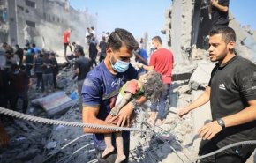 شهادت 44 فلسطینی در بمباران خانه های فلسطینیان غزه
