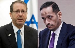  الرئيس الصهيوني يعلق على لقائه «سرا» مع رئيس الوزراء القطري
