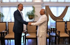 أميرعبداللهيان يلتقي رئيس وزراء سريلانكا