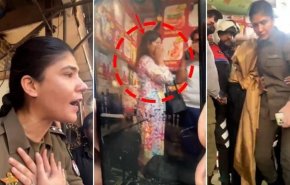 حمله مردان پاکستانی به زنی که لباسی منقش به زبان عربی پوشیده بود/ حمایت کم‌نظیر پلیس زن پنجاب از او