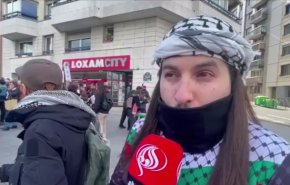 گزارش العالم از تظاهرات یهودیان پاریس در حمایت از مردم غزه+فیلم