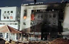 رژیم اشغالگر پیوسته به بیمارستان‌ها حمله می‌کند +فیلم