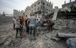 ۱۲ شهید در حمله به محل توزیع کمک‌های بشردوستانه در غزه
