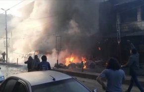۱۰ کشته و ۳۰ زخمی بر اثر انفجار در استان حلب سوریه + فیلم
