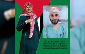العثور على جثمانين لطبيب ووالدته الطبيبة اعدمهما الاحتلال بمجمع الشفاء