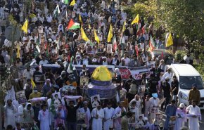 شاهد.. مسيرات ضخمة في باكستان بمناسبة يوم القدس العالمي