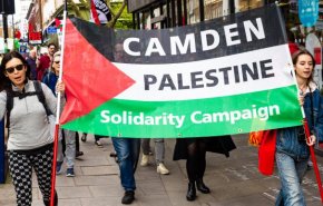 تظاهرات حمایت از فلسطین در مناطق مختلف انگلیس  
