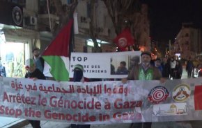 بالفيديو..مسيرات حاشدة في تونس دعما لقطاع غزة