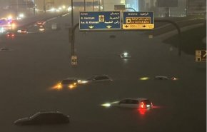 سیلاب بی‌سابقه در امارات+ ویدیوها
