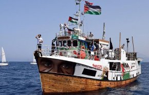 شاهد.. سفينة أسطول الحرية 2 التركي الى غزة