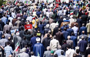 مسيرات ضخمة في إيران دعما لعملية 'الوعد الصادق' التاريخية