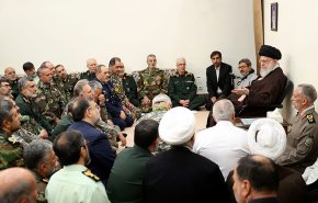قائد الثورة يضع النقاط علی الحروف في مسألة قصف کيان الاحتلال