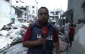 الدمار الحاصل جراء قصف الإحتلال لمنزل عائلة الجد بمخيم النصيرات