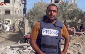 گزارش العالم از بمباران و ویرانی منزل یک فلسطینی در مرکز باریکه غزه + فیلم 