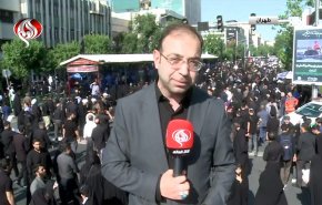 جموع مليونية في طهران تحتشد لتشييع جثامين الرئيس الشهيد ومرافقية