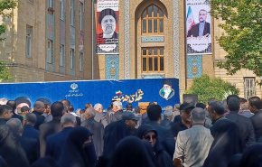 تشييع جثمان الشهيد امير عبد اللهيان في طهران
