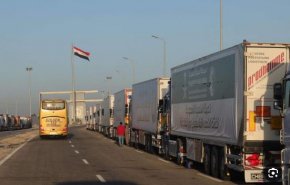 200 کامیون حامل کمک‌های بشردوستانه وارد غزه می شود